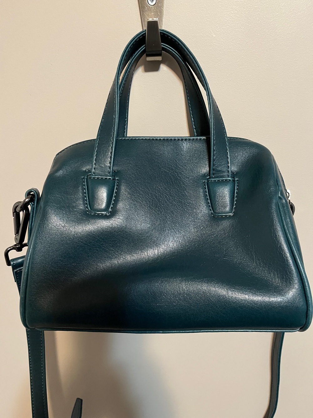 Matt & Nat Deep Teal Structured Dome Satchel - Picture 4 of 9